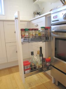 Kitchen Pullout Spice Rack