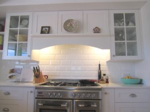 Custom Made Rangehood Cabinet with Mantle