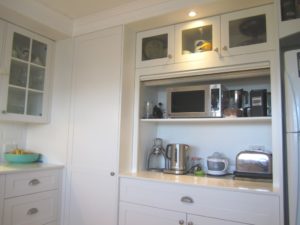 Appliance Cupboard with 2 Pac Roller Shutter Door
