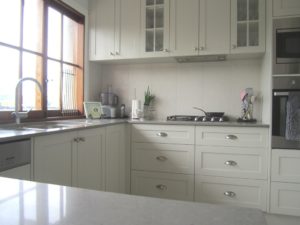 Glass Door Overhead Cabinets