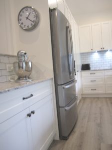 Shaker Style Doors with Black Handles